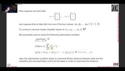 Fundamentals of Machine Learning - Support Vector Machine (SVM) - Lectures Instructional Video
