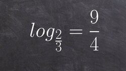 Tutorial - Evaluating Logarithms Without a Calculator Instructional Video