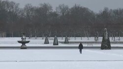 CLEAN : WRAP: Snow covers France as bitter cold sweeps across Europe News Clip