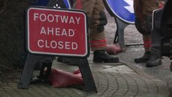 Aftermath of house explosion in Bury News Clip