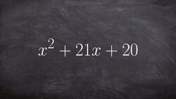 Learn how to factor a trinomial using a rectangle and the diamond method Instructional Video