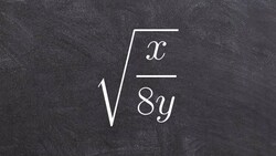 Dividing two radical expressions by rationalizing the denominator Instructional Video