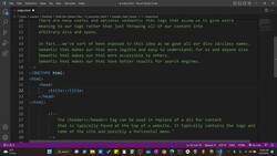 The Art of Doing - Web Development for Beginners - Header, Main, and Footer Instructional Video