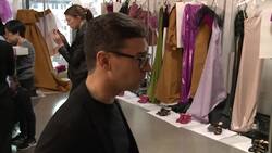 Bespoke face masks coming from Christian Siriano Instructional Video