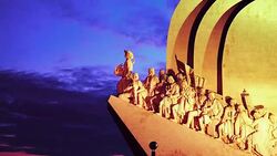 Monument to the Discoveries Stock Footage