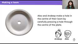 Weaving using everyday objects as a frame Instructional Video