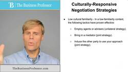 Culturallly Responsive Negotiation Strategies Instructional Video