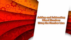 Adding and Subtracting Mixed Numbers Using the Number Line Instructional Video