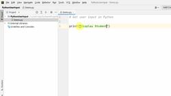 The Complete Python Course - How to Get User Input (With Example) Instructional Video