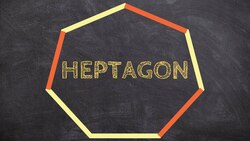 How to find the sum of interior angles for a heptagon Instructional Video