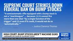 Reaction to Supreme Court's decision to strike down bump stock ban News Clip