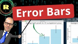 Error Bars using R programming Instructional Video