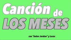 Canción de los meses / Months of the Year song! (Video musical) Instructional Video