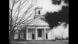 United States, 1950s: Sign for Trumbull Library Stock Footage