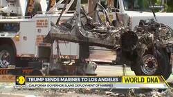 LA protests: California governor slams deployment of Marines News Clip