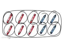 Writing Fractions by Grouping Equal Parts Instructional Video