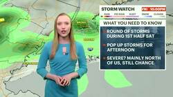 STORM WATCH: Late morning, early afternoon showers on Saturday in Brooklyn News Clip