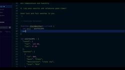 JavaScript Mastery from Zero to Hero - Prepare for Coding Interviews - Solution - Accessing Weather API Data structures Instructional Video