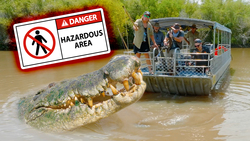 Giant Crocodile FOUND - Could You Outswin Him? Instructional Video