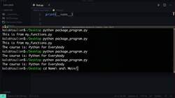 Python for Everybody: The Ultimate Python 3 Bootcamp - Name and Main Instructional Video