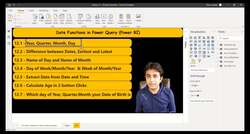 Business Intelligence with Microsoft Power BI - with Material - Date Functions Instructional Video