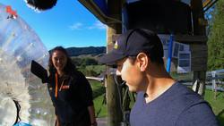 Rolling Off a Mountain in an Inflatable Ball! Instructional Video