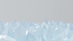 Abstract Polygonal Geometric Surface Stock Footage