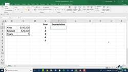 The Complete Excel Guide: Beginners to Advanced - Depreciation Instructional Video