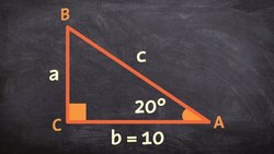 Find the missing values of a given triangle Instructional Video