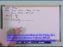 Velocity and Acceleration In One Dimension: Converting units Instructional Video