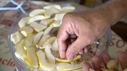 Senior men doing housework Stock Footage