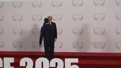 Donald Trump greets world leaders at Gaza peace summit News Clip