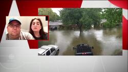 Canadian woman caught in tropical storm Harvey News Clip