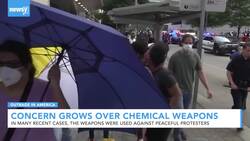 As Protests Continue, Concerns Escalate Over Chemical Weapons News Clip