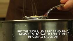 Short - Grilled fruits with palm sugar Instructional Video