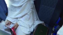 CLEAN : Mecca: Pilgrims on buses heading to holy site News Clip