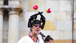 CLEAN : Colombians protest in Bogota as government submits new tax reform plan News Clip