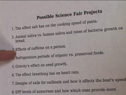 Your Science Fair Project: Choosing a Project Topic Instructional Video