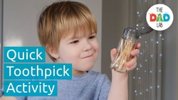 DIY Simple Toothpicks Activity Instructional Video