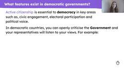 What is the difference between democratic and non-democratic government? Instructional Video