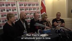 Father of nine-year-old held hostage by Hamas calls for evidence of proof of life News Clip