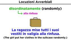 Adverbial Phrases in Italian: Locuzioni Avverbiali Instructional Video