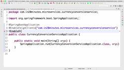 Master Microservices with Spring Boot and Spring Cloud - Step 26 – Connecting Currency Conversion Microservice to Eureka Instructional Video