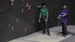How to Lead Belay for Indoor Rock Climbing Instructional Video