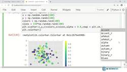 Data Science and Machine Learning (Theory and Projects) A to Z - Matplotlib for Data Visualization: Matplotlib Scatter Plot Instructional Video
