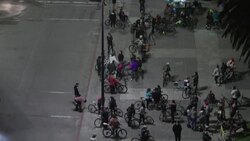 CLEAN : Uruguay: Cyclists and skaters take to the road on World Car Free Day News Clip