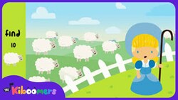 Little Bo Peep Has Lost Her Sheep | English Nursery Rhyme | Kindergarten | The Kiboomers | Game Instructional Video