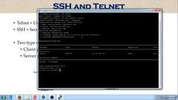Complete Linux Training Course to Get Your Dream IT Job - SSH and Telnet Instructional Video