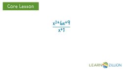 Dividing Polynomials Using Inspection Instructional Video