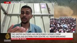 ‘I don’t know when I will go back to my home,’ says displaced Gaza teacher News Clip